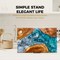 16 Inch Heavy Duty Plate Stand (2 Pack) - Metal Display Easel for Large Plates, Picture Frames, Signs, Posters, and Decorative Platters